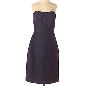 Merona Denim blue strapless dress